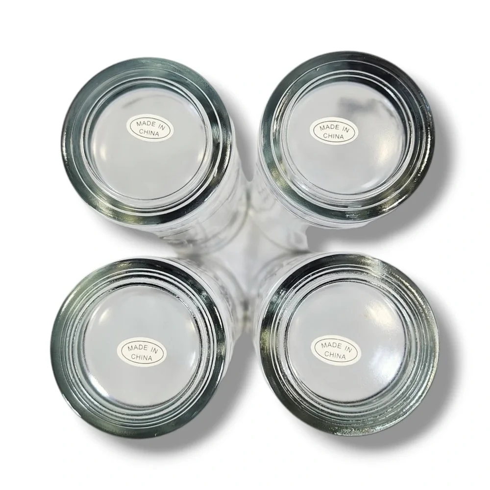 Victorian‎ Trading Co Gibson Girl Highball Weighted Base Glasses Set of 4